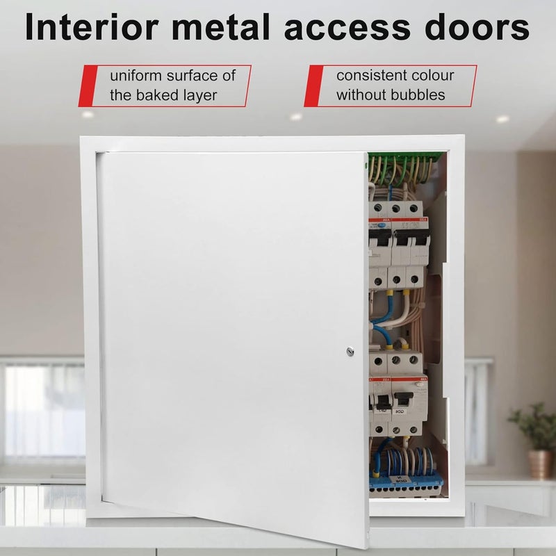 Joogto Thicken 1mm 24 x 24 Access Panel for Drywall,Attic Door, Ceiling Access Panel for Drywall,24x24 Metal Access Panels are Thickened to 1mm to Solve The Problem of Fragile Panels - Image 4